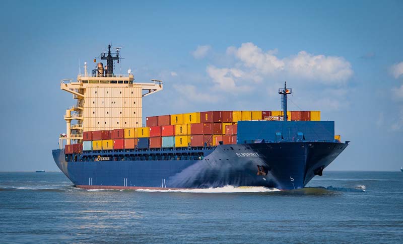 Container Ship In Import Export And Business Logistic.by Crane ,