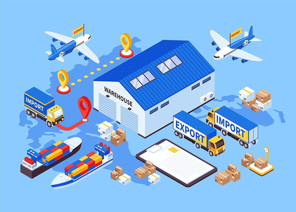 Export Import Warehouse Composition